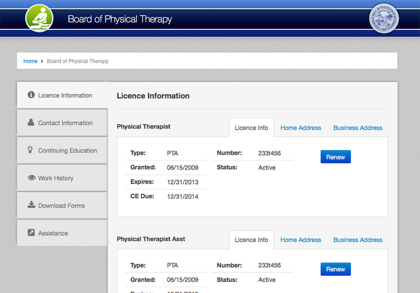 Minessota Board of Physical Therapy